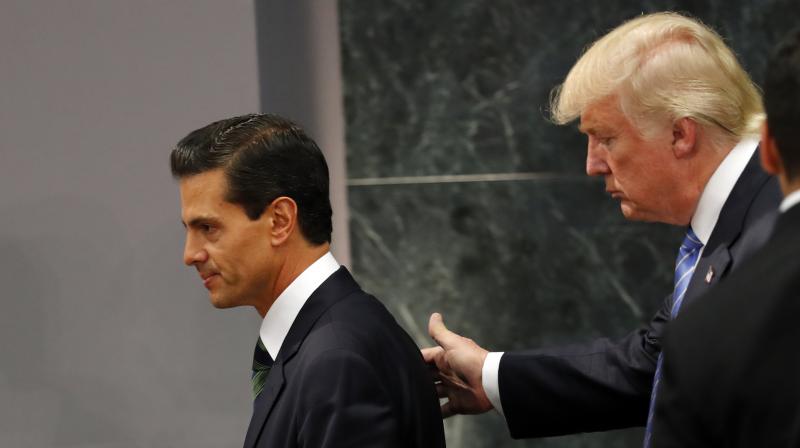 Mexican President Enrique Pena Nieto and US President Donald Trump. (Photo: AP/File) Mexican President Enrique Pena Nieto and US President Donald Trump. (Photo: AP/File)