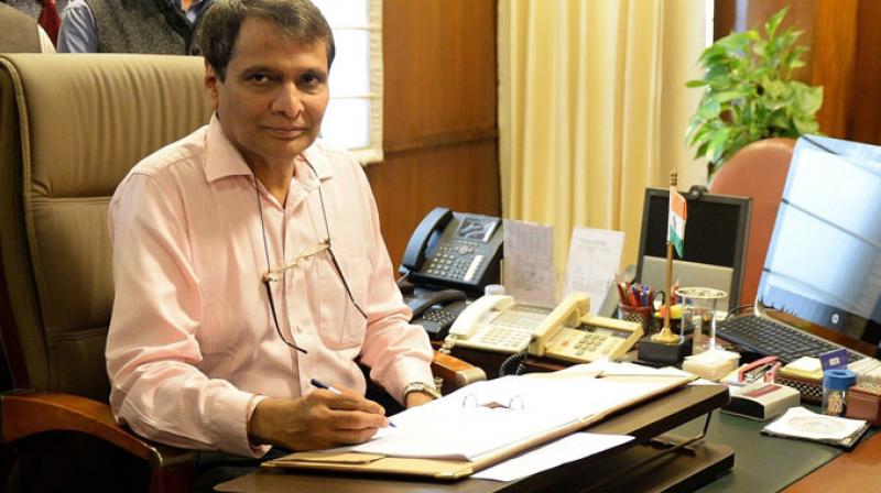 Railway minister Suresh Prabhu Railway minister Suresh Prabhu