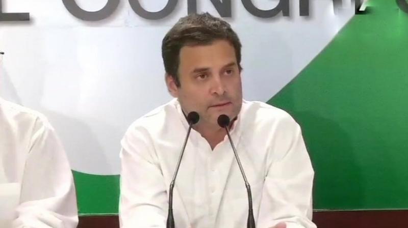 Congress president Rahul Gandhi said, 'I hope the BJP and the RSS have learned a lesson that the institutions, as well as the will of the people of this country, cannot be disrespected.' (Photo: ANI | Twitter) Congress president Rahul Gandhi said, 'I hope the BJP and the RSS have learned a lesson that the institutions, as well as the will of the people of this country, cannot be disrespected.' (Photo: ANI | Twitter)