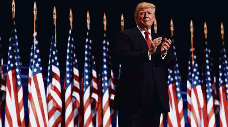 Donald Trump will also participate in a wreath-laying ceremony at Arlington National Cemetery in the honour of the country’s war veterans. (Photo: AFP) Donald Trump will also participate in a wreath-laying ceremony at Arlington National Cemetery in the honour of the country’s war veterans. (Photo: AFP)