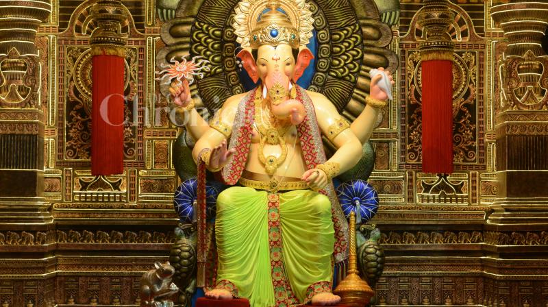 From traditional idols to ones made with paper, images from across states as country gears up to celebrate birth of elephant-headed god. The rituals take place through 10 days, with modaks being offered to Lord Ganesha and later devoured by the devotees. (Photo: AP/PTI) From traditional idols to ones made with paper, images from across states as country gears up to celebrate birth of elephant-headed god. The rituals take place through 10 days, with modaks being offered to Lord Ganesha and later devoured by the devotees. (Photo: AP/PTI)