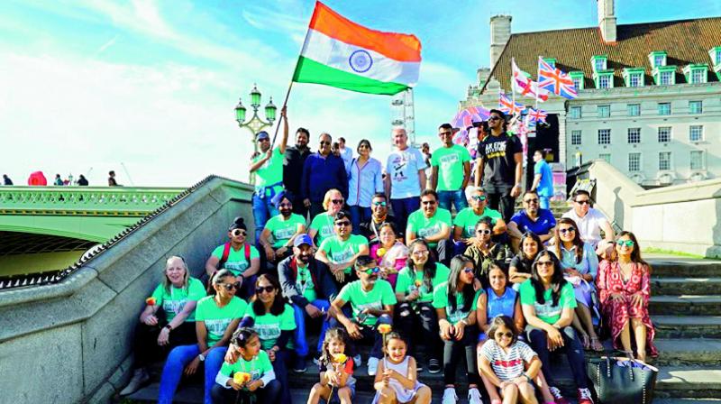 RTL participants celebrating their arrival at the UK. RTL participants celebrating their arrival at the UK.