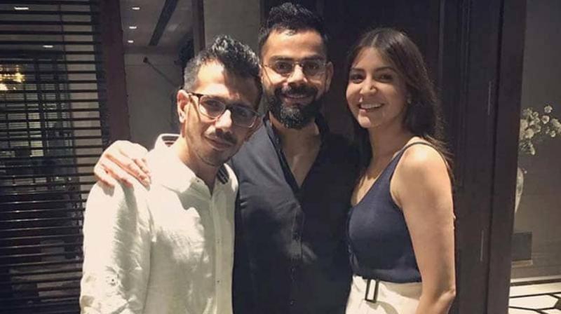 Virat and Anushka came back from Goa on the same day the best batsman in the world cast his vote on May 12 in Gurugram. (Photo: Instagram @yuzi_chahal23) Virat and Anushka came back from Goa on the same day the best batsman in the world cast his vote on May 12 in Gurugram. (Photo: Instagram @yuzi_chahal23)