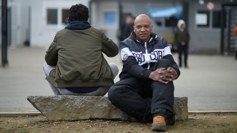Thierry, a drug addict poses at the Abrigado Center, a Thierry, a drug addict poses at the Abrigado Center, a