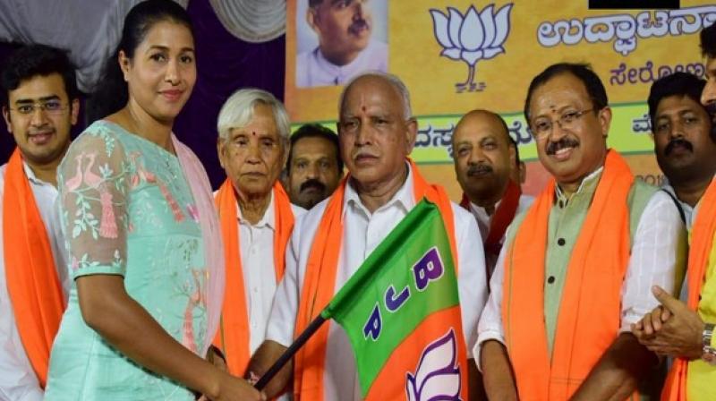 George had on Sunday joined the party in the presence of Yeddyurappa. However, the Arjuna awardee, according to media reports, has denied joining the party. (Photo: ANI) George had on Sunday joined the party in the presence of Yeddyurappa. However, the Arjuna awardee, according to media reports, has denied joining the party. (Photo: ANI)