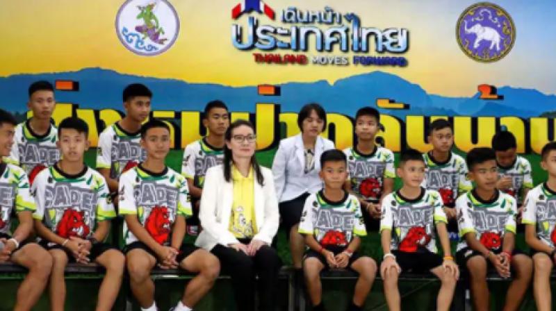The boys and their 25-year-old coach Ekapol Chanthawong had gone to explore the caves on June 23, where they became trapped. They survived for nine days on water dripping from rocks before they were discovered on a muddy mound by divers. (Photo: AFP) The boys and their 25-year-old coach Ekapol Chanthawong had gone to explore the caves on June 23, where they became trapped. They survived for nine days on water dripping from rocks before they were discovered on a muddy mound by divers. (Photo: AFP)