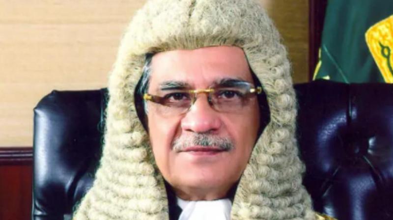 Pakistan's Chief Justice Saqib Nisar said that he called him thrice on polling day but he didn't pick up and was likely sleeping. (Photo: supremecourt.gov.pk) Pakistan's Chief Justice Saqib Nisar said that he called him thrice on polling day but he didn't pick up and was likely sleeping. (Photo: supremecourt.gov.pk)