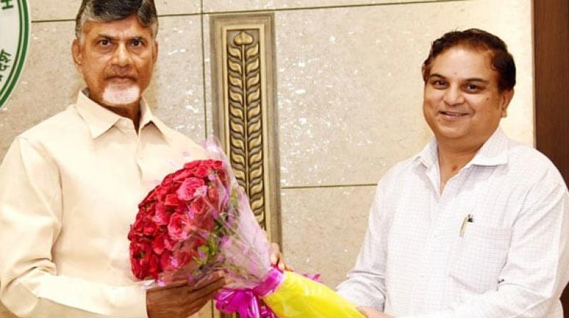 The Election Commission on Friday removed Andhra Pradesh Chief Secretary Anil Chandra Punetha from the post. (Photo: Twitter/ @JaiTDP) The Election Commission on Friday removed Andhra Pradesh Chief Secretary Anil Chandra Punetha from the post. (Photo: Twitter/ @JaiTDP)