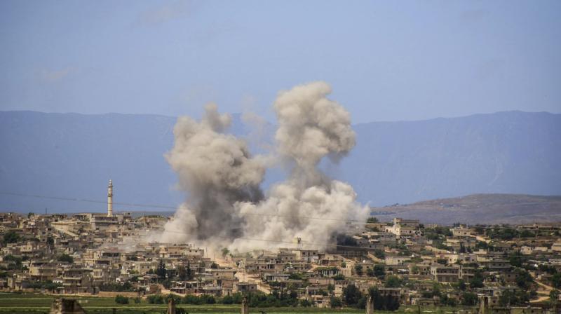 Over 170 civilians have lost their lives in Idlib since April 25. The province is home to about three million people. (Photo: AP) Over 170 civilians have lost their lives in Idlib since April 25. The province is home to about three million people. (Photo: AP)