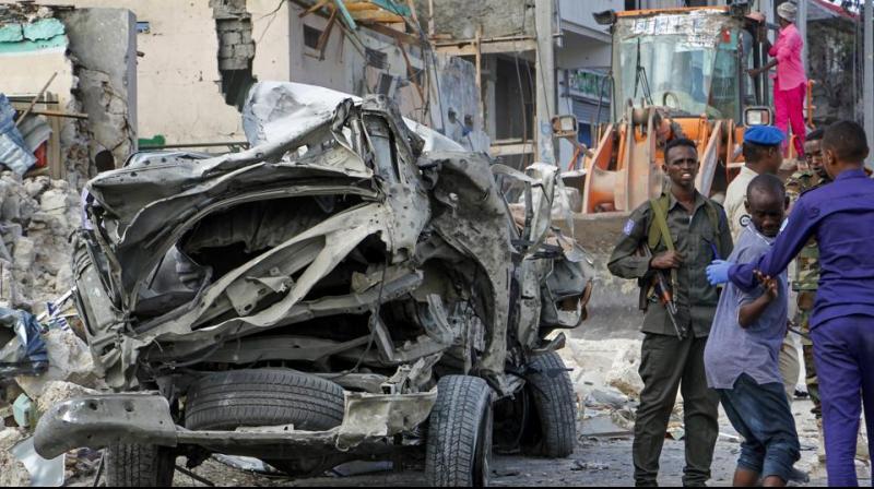 A pair of explosions rocked Somalia’s capital and left 11 people dead.(Photo: AP) A pair of explosions rocked Somalia’s capital and left 11 people dead.(Photo: AP)