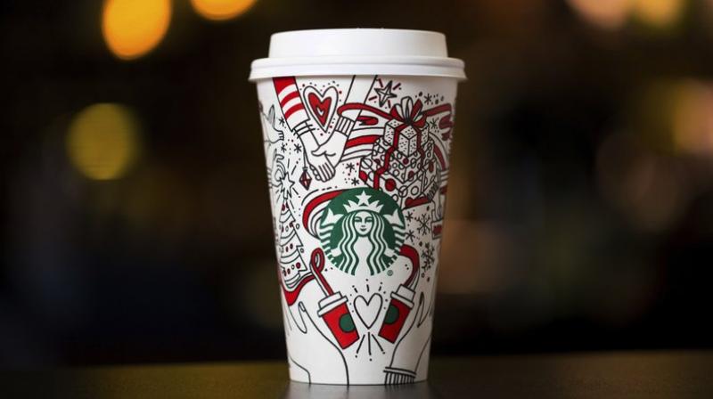 Starbucks said it started working on the design in January, finally deciding on this version because many customers liked to draw on them. (Photo: AP) Starbucks said it started working on the design in January, finally deciding on this version because many customers liked to draw on them. (Photo: AP)