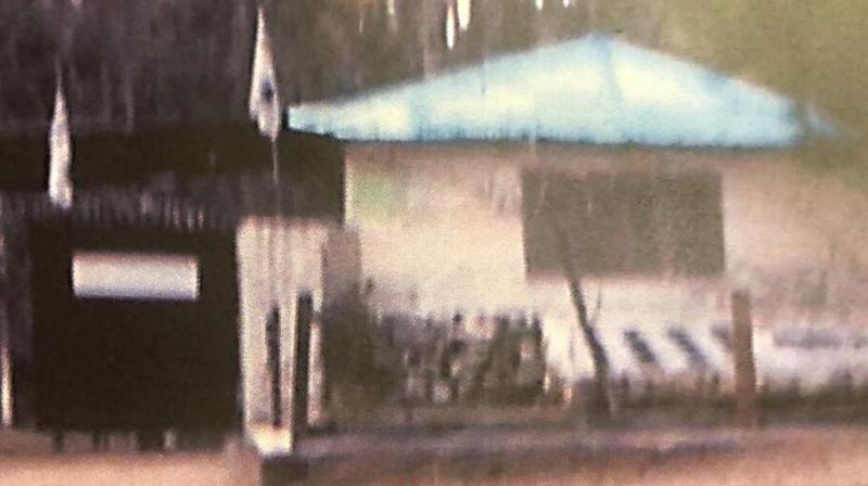 Picture of Jaish-e-Mohammed (JeM) facility destroyed by Indian Ar Force strikes in Balakot, Pakistan.(Photo: ANI) Picture of Jaish-e-Mohammed (JeM) facility destroyed by Indian Ar Force strikes in Balakot, Pakistan.(Photo: ANI)
