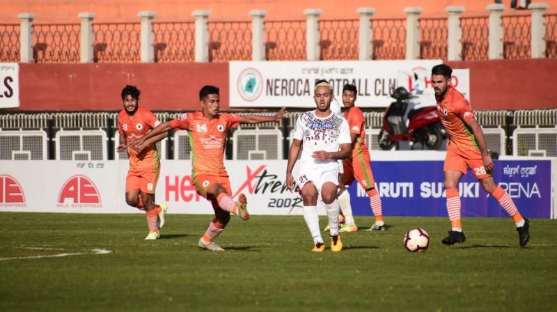 Neroca scored the winner through a flag-kick after Bagan defender Gurjinder bungled big time. (Photo: I-League/Twitter) Neroca scored the winner through a flag-kick after Bagan defender Gurjinder bungled big time. (Photo: I-League/Twitter)