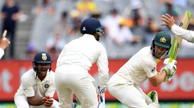 Pant was heard asking Mayank, who was standing at silly point, "We got a special guest today. Have you ever heard of a temporary captain, ever, Mayank?" (Photo: AP) Pant was heard asking Mayank, who was standing at silly point, "We got a special guest today. Have you ever heard of a temporary captain, ever, Mayank?" (Photo: AP)