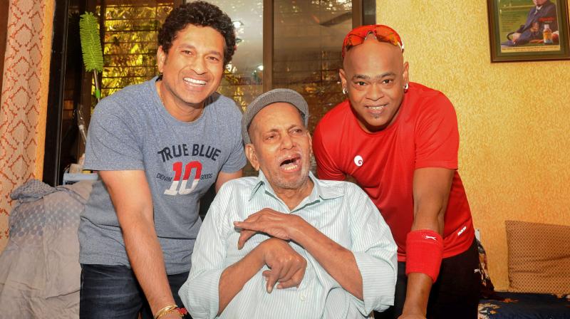 Besides Tendulkar, Achrekar also coached some prominent players in Vinod Kambli, Pravin Amre, Sameer Dighe and Balwinder Singh Sandhu. (Photo: PTI) Besides Tendulkar, Achrekar also coached some prominent players in Vinod Kambli, Pravin Amre, Sameer Dighe and Balwinder Singh Sandhu. (Photo: PTI)