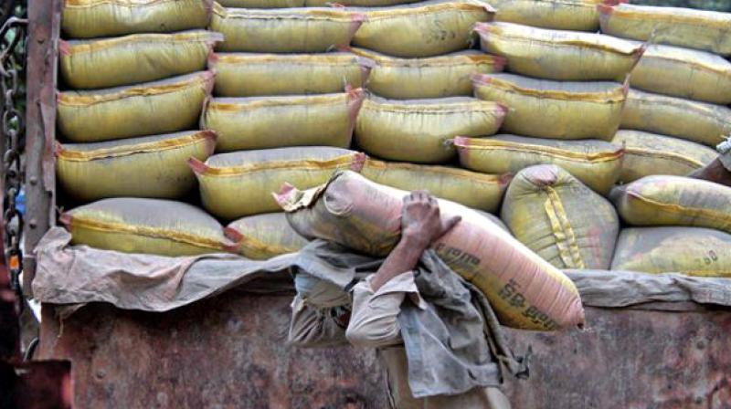 The cement industry is likely to register a flat growth of around 5 per cent in the current financial year. The cement industry is likely to register a flat growth of around 5 per cent in the current financial year.