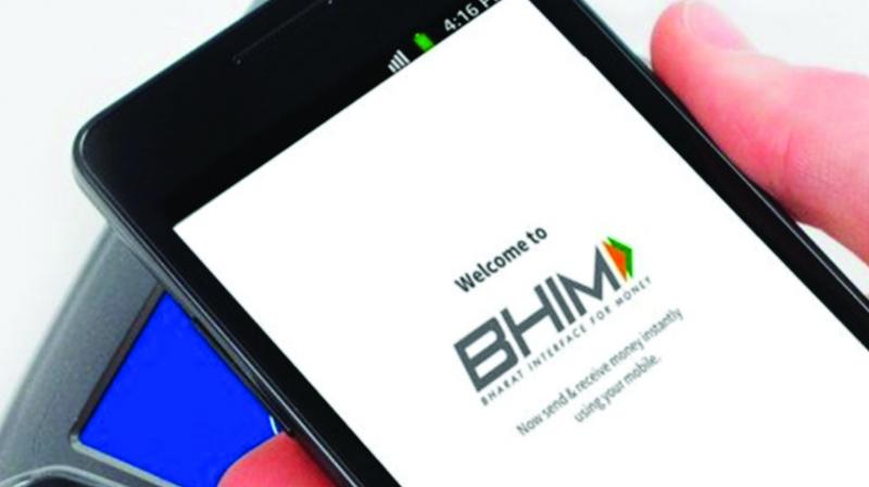 BHIM digital payment application. (Photo: File) BHIM digital payment application. (Photo: File)
