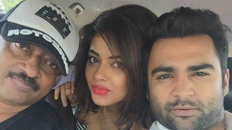 RGV, Meera and Sachiin in a selfie. RGV, Meera and Sachiin in a selfie.
