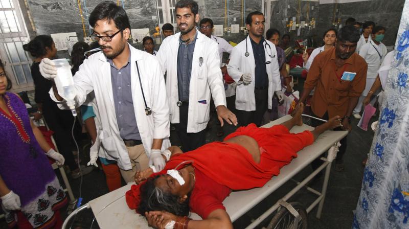 The death toll in the incident reached 14 on Monday. (Photo: AP) The death toll in the incident reached 14 on Monday. (Photo: AP)