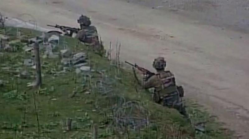 Army foils infiltration operation in Kupwara district. (Photo: ANI/Twitter) Army foils infiltration operation in Kupwara district. (Photo: ANI/Twitter)