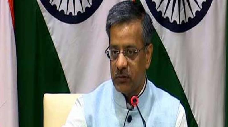 Ministry of External Affairs (MEA) spokersperson Gopal Baglay clearly stated that the primary reason behind India and Pakistan conflict is the cross border terrorism emanating from "other side". (Photo: ANI | Twitter) Ministry of External Affairs (MEA) spokersperson Gopal Baglay clearly stated that the primary reason behind India and Pakistan conflict is the cross border terrorism emanating from "other side". (Photo: ANI | Twitter)
