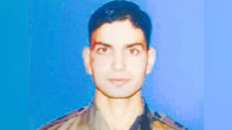 Lieutenant Umer Fayaz was abducted and killed by LeT militants in May, when he was attending a wedding of a relative. (Photo: ANI Twitter) Lieutenant Umer Fayaz was abducted and killed by LeT militants in May, when he was attending a wedding of a relative. (Photo: ANI Twitter)