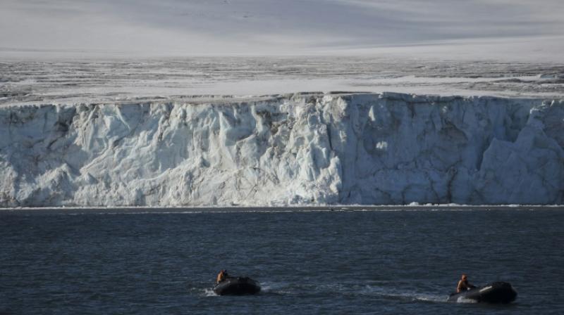 The operation would involve hundreds of snow cannons, powered by 12,000 wind turbines, spraying sea water which would fall as snow over an area the size of Costa Rica. (Photo: AFP) The operation would involve hundreds of snow cannons, powered by 12,000 wind turbines, spraying sea water which would fall as snow over an area the size of Costa Rica. (Photo: AFP)