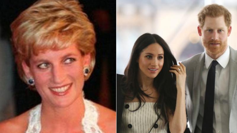 Princess Diana (left) Meghan Markle and Prince Harry (right). (Photo: AP) Princess Diana (left) Meghan Markle and Prince Harry (right). (Photo: AP)