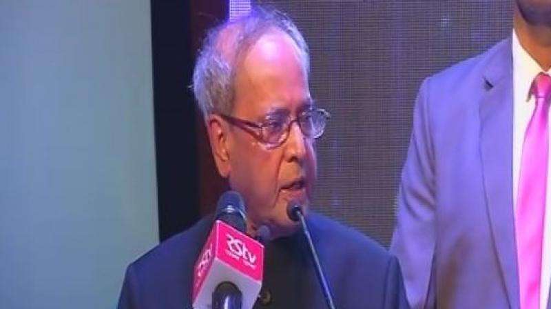 President Pranab Mukherjee (Photo: ANI Twitter) President Pranab Mukherjee (Photo: ANI Twitter)