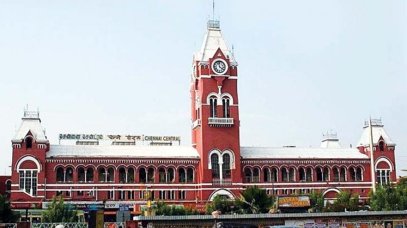 chennai central in line