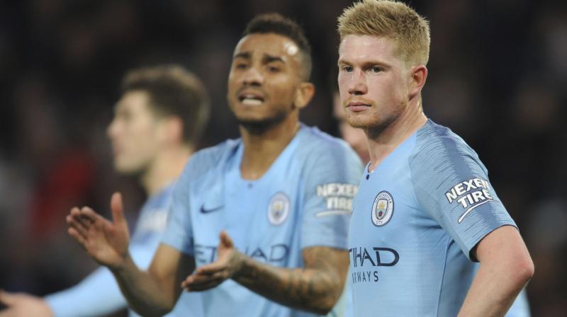 It was City’s disappointing result at Leicester that was the most intriguing result, especially since Pep Guardiola’s team had taken the lead after Bernardo Silva put them in front before the 15th minute. (Photo: AP) It was City’s disappointing result at Leicester that was the most intriguing result, especially since Pep Guardiola’s team had taken the lead after Bernardo Silva put them in front before the 15th minute. (Photo: AP)