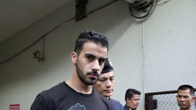 Thai prosecutors on Monday submitted a request to a court to withdraw the case to extradite al-Araibi to Bahrain, where he faces a 10-year prison sentence for an arson attack that damaged a police station. (Photo: AP) Thai prosecutors on Monday submitted a request to a court to withdraw the case to extradite al-Araibi to Bahrain, where he faces a 10-year prison sentence for an arson attack that damaged a police station. (Photo: AP)