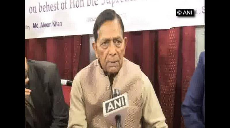 With the Supreme Court set to pass an order on March 5 on whether the Ram Janmabhoomi-Babri Masjid land dispute case should be sent for mediation, Haji Mehboob, a petitioner, has accused Vishva Hindu Parishad (VHP) of not wanting to settle the issue and keep it on for its own benefits. (Photo: ANI) With the Supreme Court set to pass an order on March 5 on whether the Ram Janmabhoomi-Babri Masjid land dispute case should be sent for mediation, Haji Mehboob, a petitioner, has accused Vishva Hindu Parishad (VHP) of not wanting to settle the issue and keep it on for its own benefits. (Photo: ANI)
