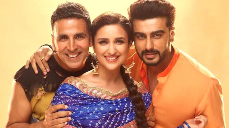 Akshay Kumar, Parineeti Chopra and Arjun Kapoor. Akshay Kumar, Parineeti Chopra and Arjun Kapoor.