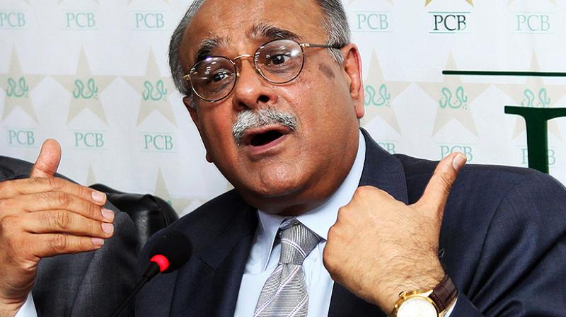 Najam said PCB had made it clear to ICC that if India decide against playing Pakistan in the 2017 mega event, then his side should be given full points of the game. (Photo: AFP) Najam said PCB had made it clear to ICC that if India decide against playing Pakistan in the 2017 mega event, then his side should be given full points of the game. (Photo: AFP)
