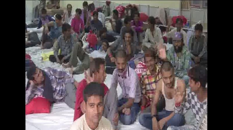 Pakistan on Tuesday released 60 jailed Indians at the Wagah border as a goodwill gesture. (Photo: ANI) Pakistan on Tuesday released 60 jailed Indians at the Wagah border as a goodwill gesture. (Photo: ANI)