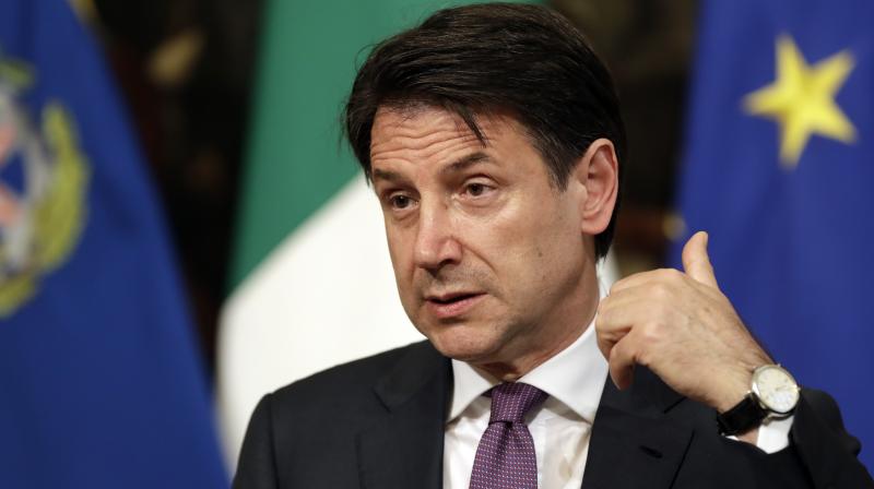 ‘I want a clear, unequivocal and speedy response,’ Giuseppe Conte said, calling for a ‘loyal collaboration’ from all ministers. (Photo: AP) ‘I want a clear, unequivocal and speedy response,’ Giuseppe Conte said, calling for a ‘loyal collaboration’ from all ministers. (Photo: AP)