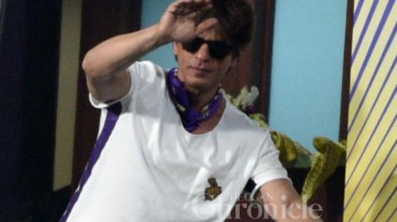 Shah Rukh Khan at a recently held match, where he was cheering for KKR with daughter Suhana and AbRam. (Photo: Viral Bhayani) Shah Rukh Khan at a recently held match, where he was cheering for KKR with daughter Suhana and AbRam. (Photo: Viral Bhayani)