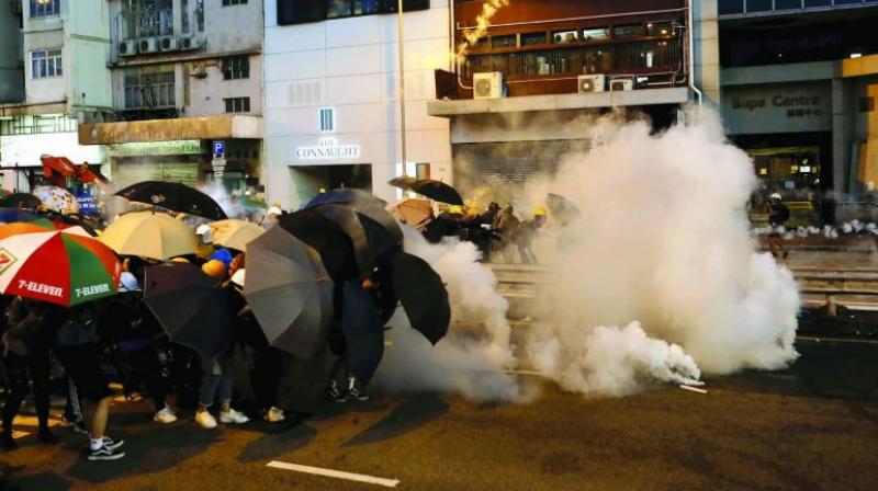 Many protesters remain angry over Lam's refusal to grant an independent inquiry into perceived police brutality against protesters. (Photo: AP) Many protesters remain angry over Lam's refusal to grant an independent inquiry into perceived police brutality against protesters. (Photo: AP)