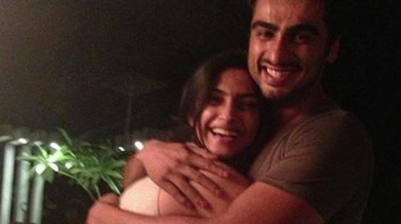 Arjun Kapoor with sister Sonam Kapoor Arjun Kapoor with sister Sonam Kapoor