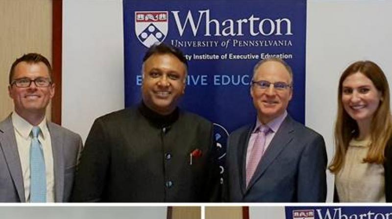 The agreement to launch this programme was signed on September 4, 2019 by Professor C. Raj Kumar, Founding Vice Chancellor of O.P. Jindal Global University and Mr. David L. Heckman, Senior Director, Global Partnerships, Aresty Institute of Executive Education at the Wharton School in the University of Pennsylvania. The agreement to launch this programme was signed on September 4, 2019 by Professor C. Raj Kumar, Founding Vice Chancellor of O.P. Jindal Global University and Mr. David L. Heckman, Senior Director, Global Partnerships, Aresty Institute of Executive Education at the Wharton School in the University of Pennsylvania.