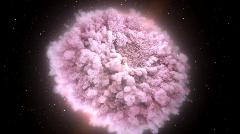 Discovery marks first cosmic event observed in both gravitational waves and light. (Image - NASA) Discovery marks first cosmic event observed in both gravitational waves and light. (Image - NASA)