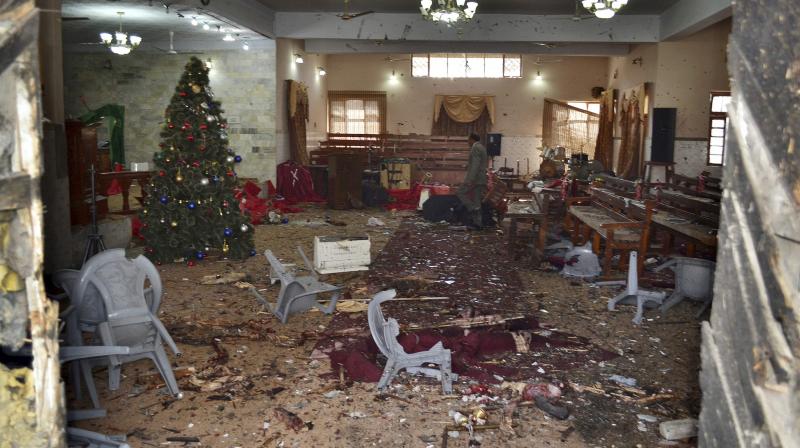 No group took responsibility of the attack but the Taliban militants targeted minorities including Christians in the past. (Photo: AP) No group took responsibility of the attack but the Taliban militants targeted minorities including Christians in the past. (Photo: AP)