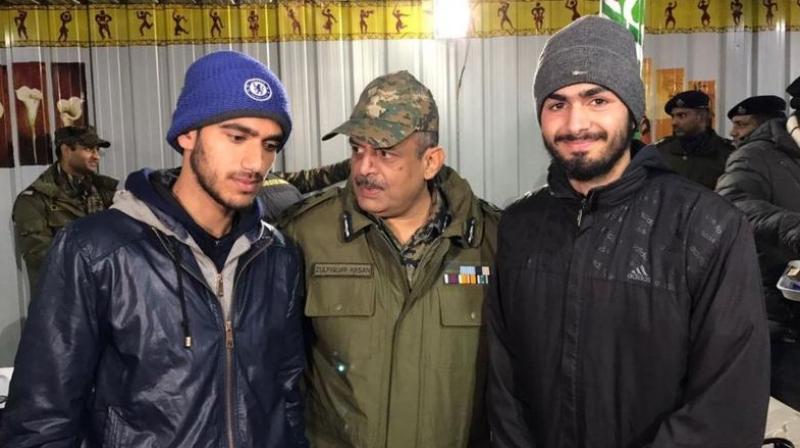 Basit Ahmed and Mohammed Asrar Renbar will play for Sociedad Deportiva Lenense Proinastur. (Photo: CRPF INDIA / Twitter) Basit Ahmed and Mohammed Asrar Renbar will play for Sociedad Deportiva Lenense Proinastur. (Photo: CRPF INDIA / Twitter)