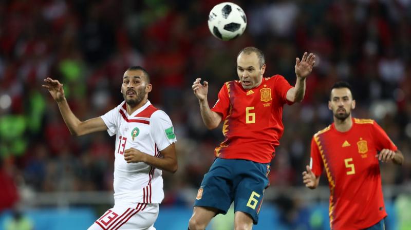 Iniesta quickly made amends by setting up Isco at the other end to bring Spain level at halftime.(Photo: Fifa official site) Iniesta quickly made amends by setting up Isco at the other end to bring Spain level at halftime.(Photo: Fifa official site)