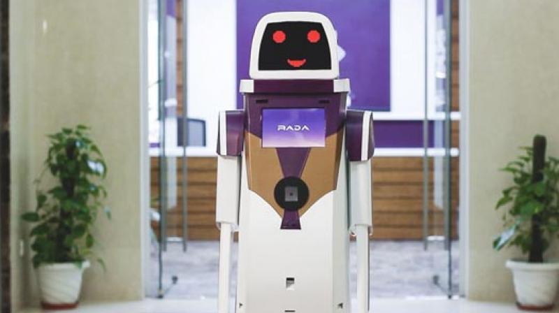 Come July and passengers of full service carrier Vistara will be assisted by a robot at its lounge in IGI airport. (Photo: Twitter) Come July and passengers of full service carrier Vistara will be assisted by a robot at its lounge in IGI airport. (Photo: Twitter)