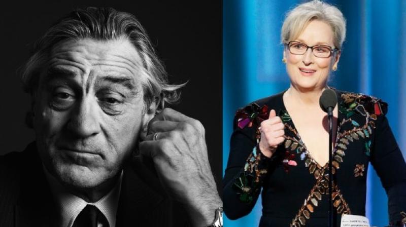 Robert De Niro and Meryl Streep. Robert De Niro and Meryl Streep.