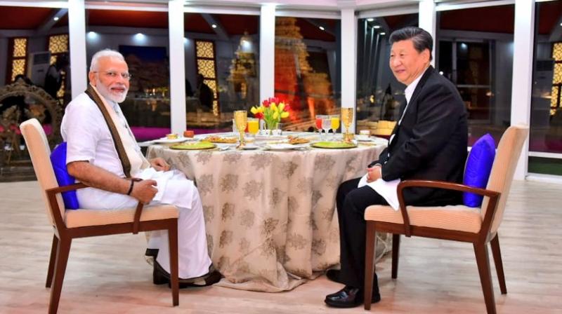 In a tweet following the dinner, Modi said he was delighted to spend time with Xi. (Photo: Twitter) In a tweet following the dinner, Modi said he was delighted to spend time with Xi. (Photo: Twitter)