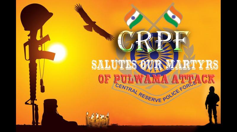The force said that 'in memory of the martyrs of the terrorist attack, all formations of the Central Reserve Police Force observed two minutes of silence and the force flag will fly half mast on Friday'. (Photo: Twitter | @crpfindia) The force said that 'in memory of the martyrs of the terrorist attack, all formations of the Central Reserve Police Force observed two minutes of silence and the force flag will fly half mast on Friday'. (Photo: Twitter | @crpfindia)