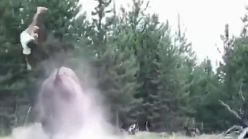 Luckily, the little girl suffered no injuries, and was treated at the Old Faithful Clinic before being released. (Photo: Screengrab) Luckily, the little girl suffered no injuries, and was treated at the Old Faithful Clinic before being released. (Photo: Screengrab)